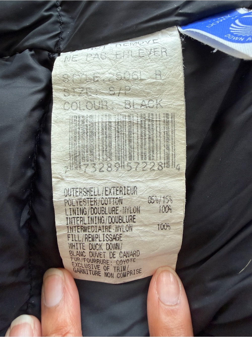 Canada Goose Black Kensington Parka with Fur Hood - Picture 7 of 11